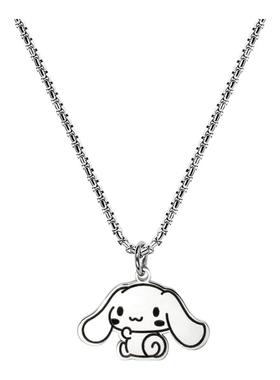 钛钢不掉色玉桂狗甜酷项链挂件