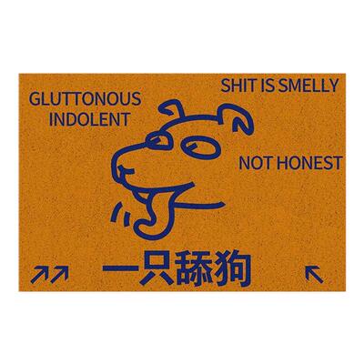 时尚个性现代地垫 大门入户门口玄关蹭脚垫家用耐脏丝圈门垫地毯