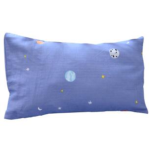 双层纱A类婴儿宝宝枕套30x50cm小枕头套儿童卡通枕芯套单只