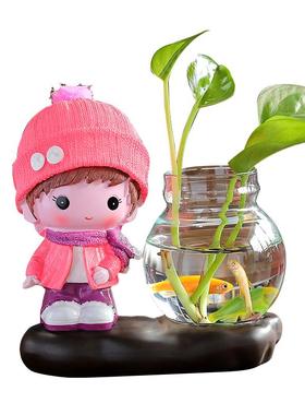 家居桌面蕊杰卧室可爱风小摆设