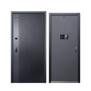 亚太天能装甲智能门一体化入户门AI三摄监控防盗进户门大门M6plus