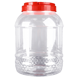 塑料密封罐食品级加厚透明大泡菜坛子咸菜桶辣酱罐厨房杂粮储物罐