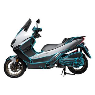 适用24款升仕368K贴纸碳纤维车身PVC保护油箱贴膜摩托车改装配件