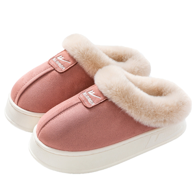 回力棉拖鞋女款半包跟加绒保暖