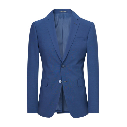 乔顿男绵羊毛西服潮流商务正装净色职业上班西服外套男2025秋冬