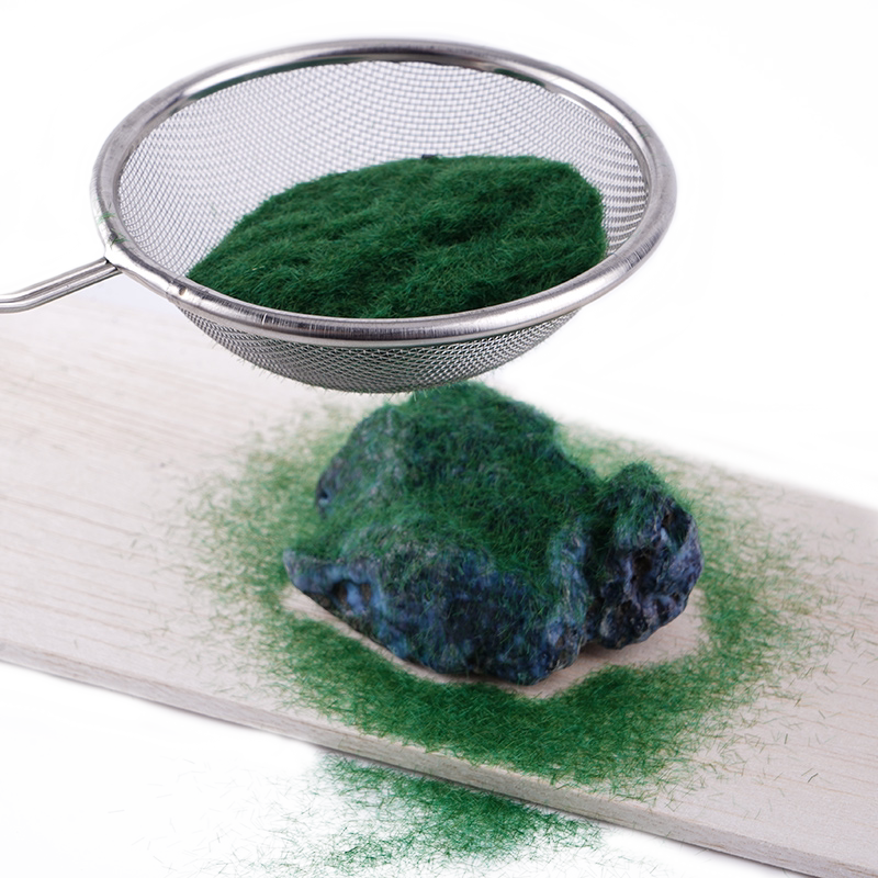 军事拼装模型材料地台场景DIY手工工具草粉树粉植草机金属播撒器