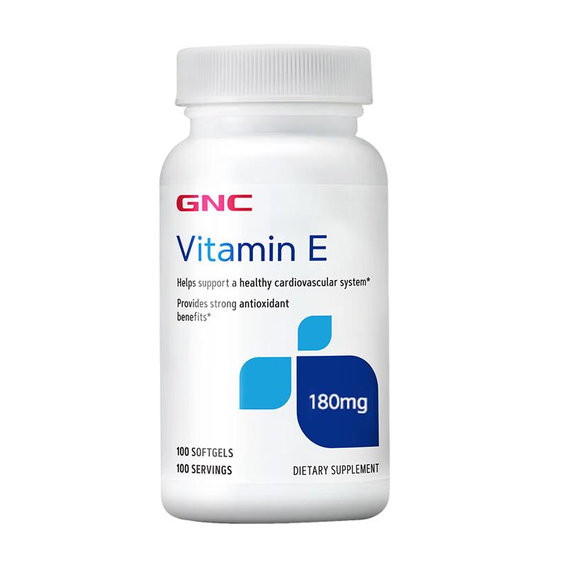 GNC健安喜维生素E软胶囊18维生素/矿物质/营养