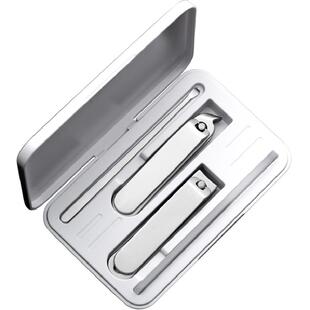 华纳林凯磁吸指甲刀套装工具斜口指甲钳4件套挖耳勺指甲剪全套锉