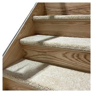 纯色加厚楼梯踏步垫免胶自粘防滑实木家用网红旋转楼梯地毯可定制