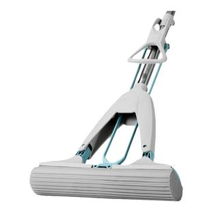 美丽雅海绵拖把免手洗家用强吸水一拖净对折式挤水胶棉头墩布地拖