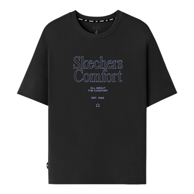 Skechers斯凯奇2025夏新款男款运动短袖休闲T恤衫 L325M005/0018