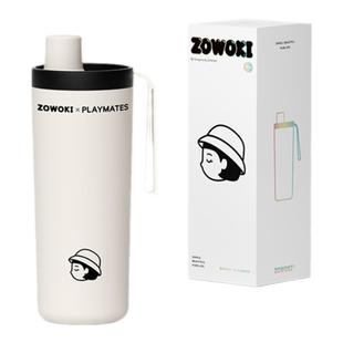 造物集保温杯女生高颜值奶茶杯可外带不锈钢大容量冰霸杯吸管杯