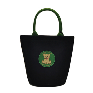 新款帆布水桶包手提饭盒包妈咪包环保日式简约便当包上班族手拎袋