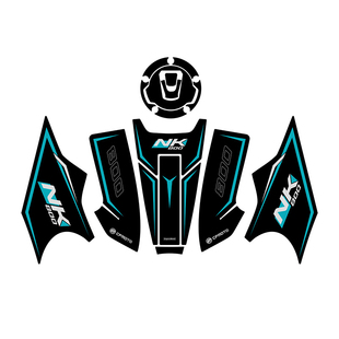 适用于春风800NK防滑耐磨油箱贴装饰贴机车贴花鱼骨贴改装件贴纸