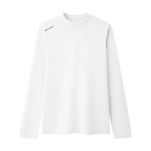 拇指白小T女士全棉磨毛长袖T恤秋季新款纯棉圆领抗静电百搭T恤