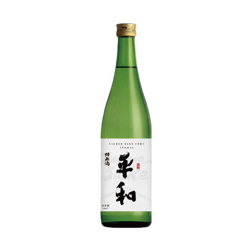 平和酒造平和心 温变酒标纯米清酒720ml纪土同门酒厂日本原瓶进口