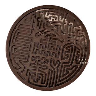 见素香坊督造 14.8厘米大号仿古铜香篆 香花慈云一轮云蒸心无虚空