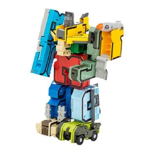 正版变形数字玩具合体机器人变型机甲金刚汽车3-8岁男孩5儿童礼物