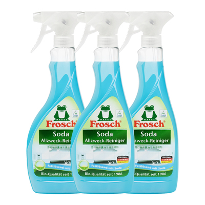 德国进口，Frosch 菲洛施 重油污清洁剂 500ml*3瓶