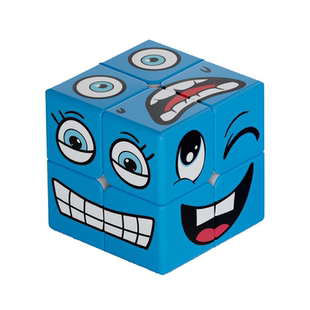二阶魔方变脸魔方儿童空间思维早教益智个性化定制2游戏笑脸玩具
