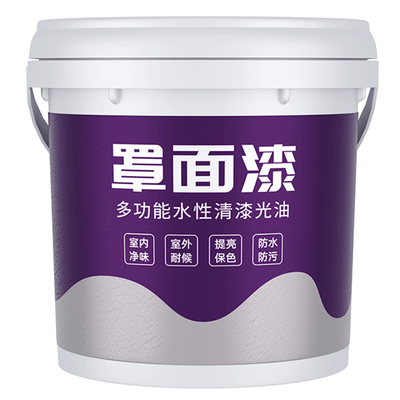 罩面漆蛋壳光水洗石真石漆罩光漆