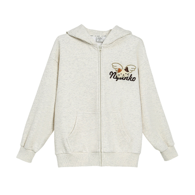 livheartkids立体绣花女大童卫衣