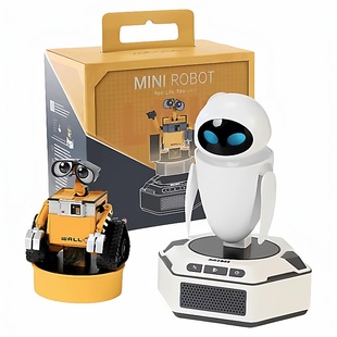 乐森迷你机器人迪士尼玩具总动员摆件瓦力机器人手办儿童新年礼物