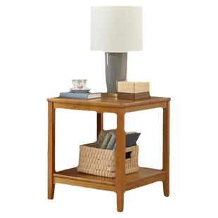 客厅沙发边几实木角几网红桌子简约客厅小茶几美式方几角柜床边柜