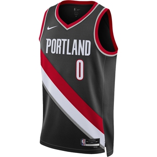 NBA官方正品Nike开拓者队利拉德Dri-FITSW男子球衣运动透气篮球服