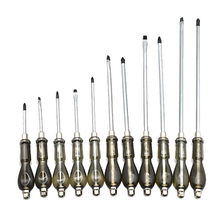 穿心螺丝刀可敲击一字十字螺丝批起子改锥加长型超硬带强磁六角杆