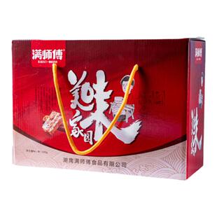 满师傅豆干礼盒装豆腐干小美味麻辣零食湖南特产1000g年货送礼