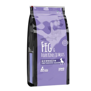 一诺宠物 米鲁思无花果四种肉清淡低脂减肥天然全犬期10KG