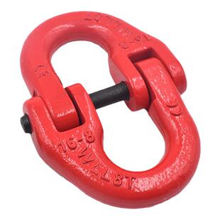 高强度正品蝴蝶扣双环扣链条扣 G80铁链钢链起重吊索具接头蝴蝶扣