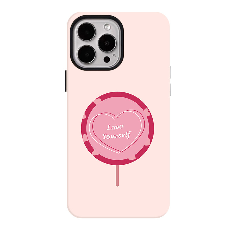 粉红甜心适用苹果18promax手机壳iphone17pro菲林磁吸支架华为P90小米15亲肤手感vivo防摔保护壳oppo荣耀