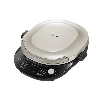 美的钛陶电饼铛双面加热可拆洗