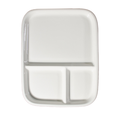 墨上云间陶瓷调色盘纯白易清洗