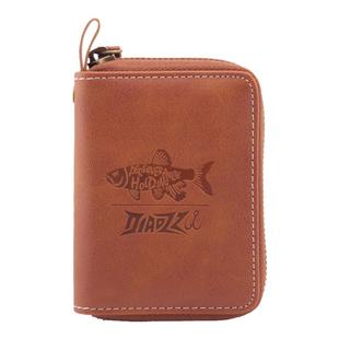 钓之猪路亚饵微物亮片包飞蝇钩便携收纳包马口白条饵盒假饵PU皮包