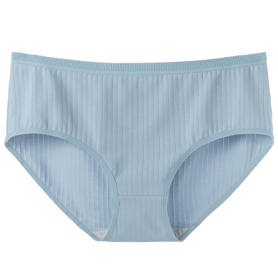 胖mm纯棉大码中腰夏季薄款内裤女
