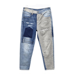 ABLE JEANS男女牛仔裤锥形裤解构风潮流秋冬休闲裤子复古中国想象