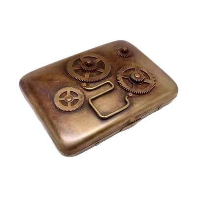 迷人复古蒸汽朋克钟表齿轮铜色