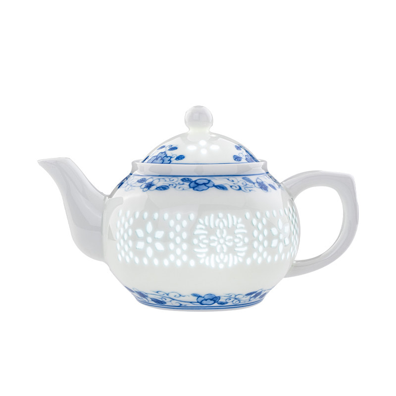 景德镇青花玲珑瓷功夫茶具礼盒