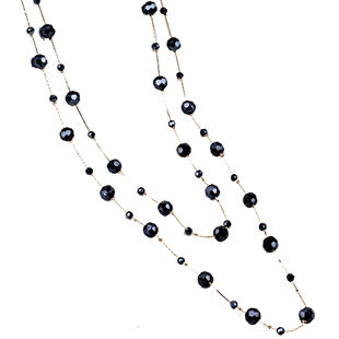 小香风珍珠多层长款项链女配饰秋冬时尚百搭韩国饰品毛衣链装饰链