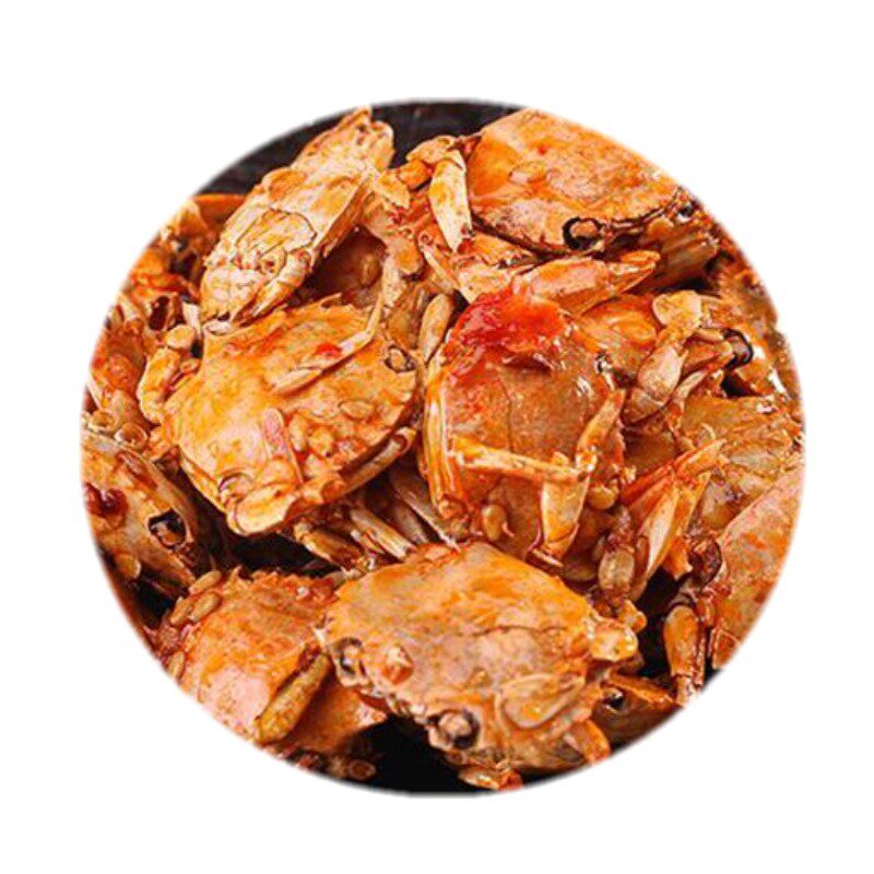 香辣海蟹青岛麻辣即食零食下酒菜