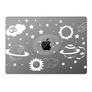 SkinAT适用苹果电脑M4保护壳贴膜MacBook Air15 创意科技职场办公贴纸Pro16/14 M5干净素雅笔记本贴纸 3M材料