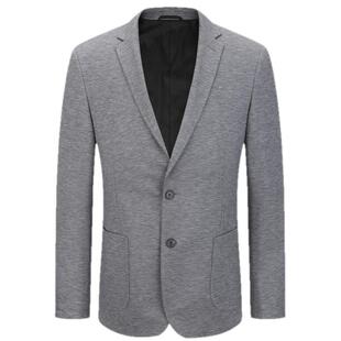 雅戈尔男士单西秋季新款官方商务休闲潮流时尚弹力舒适西服男4561