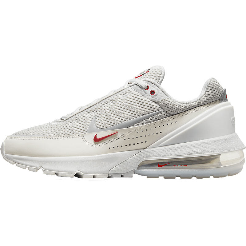 Nike/耐克AIR MAX浅灰白色红色男女跑步华夫鞋休闲鞋DR0453-001