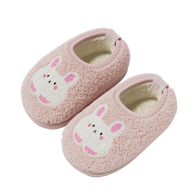 babycrayon儿童棉拖鞋女童居家