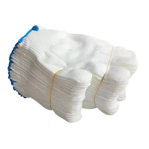 棉线手套劳保耐磨工作防滑加厚纯棉白棉纱尼龙劳工劳动男工地干活