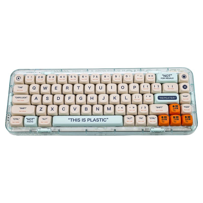 塑料主题键帽复古KOA高度类似MOA热升华PBT HI75 HI8 K99 104 F87