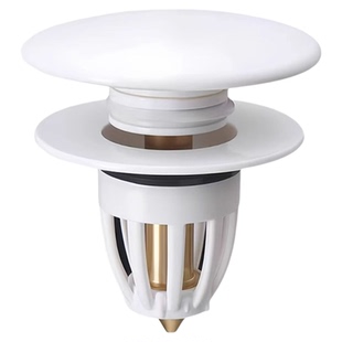 洗脸盆漏水塞陶瓷洗手盆按压式弹跳塞通用下水器配件洗脸池地漏塞